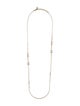 Chanel 2024 Faux Pearl & Strass CC Long Necklace