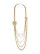 Chanel 2022 Faux Pearl & Strass Multistrand Necklace