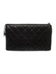 Chanel Quilted Zip Pouch Clutch