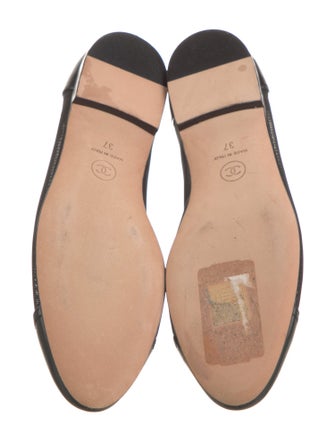 Chanel Interlocking CC Logo Mesh Ballet Flats