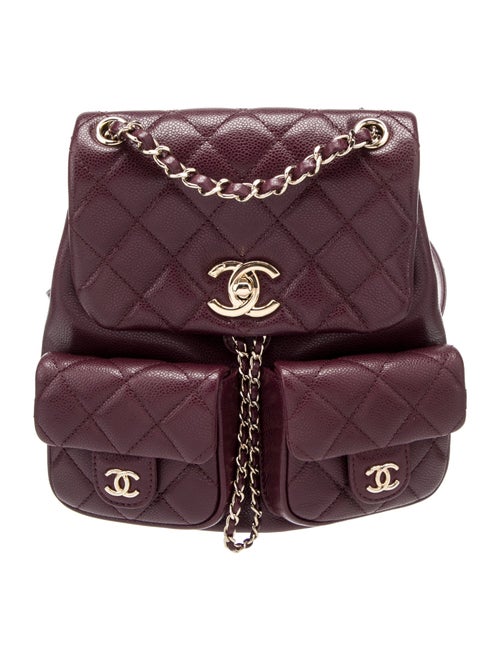 Chanel Quilted Caviar Duma Backpack