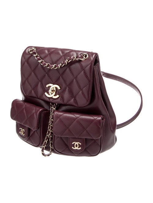 Chanel Quilted Caviar Duma Backpack