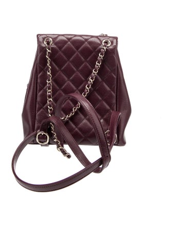 Chanel Quilted Caviar Duma Backpack