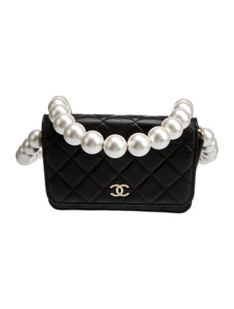 Chanel Mini Maxi Pearls Wallet on Chain
