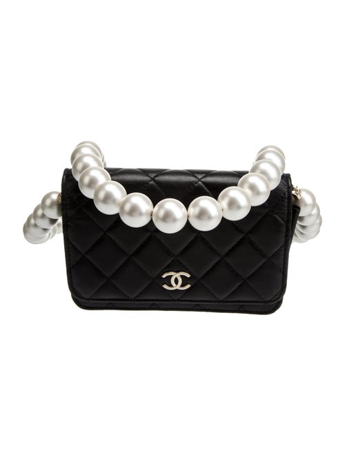 Chanel Mini Maxi Pearls Wallet on Chain
