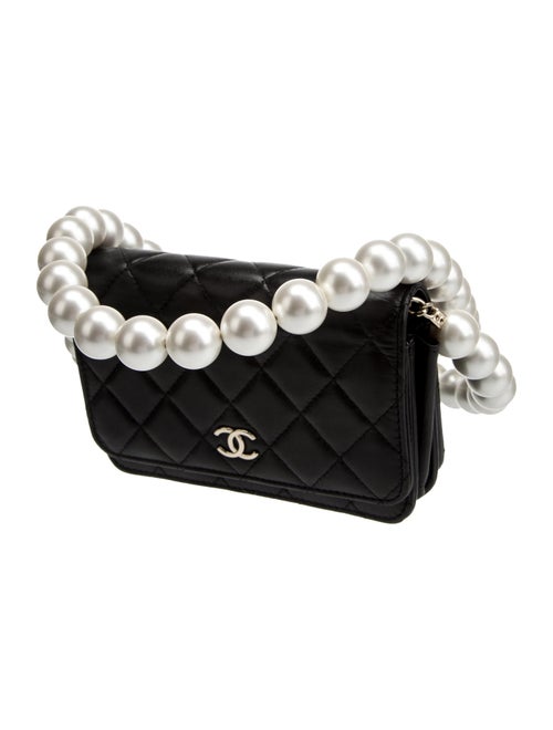 Chanel Mini Maxi Pearls Wallet on Chain