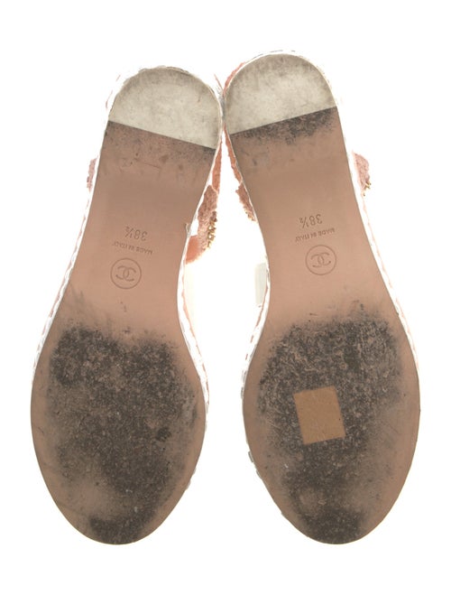 Chanel 2020 Wicker Slingback Sandals