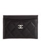 Chanel Interlocking CC Logo Card Holder