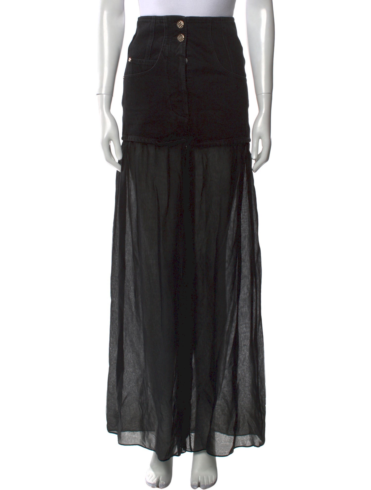 Chanel 2021 Wide Leg Jeans