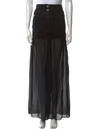 Chanel 2021 Wide Leg Jeans