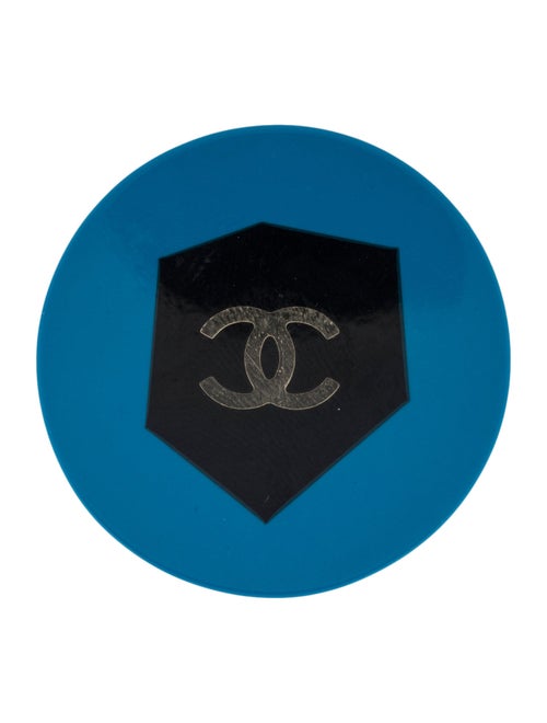 Chanel Resin CC Lapel Pin