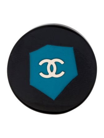 Chanel Resin CC Lapel Pin