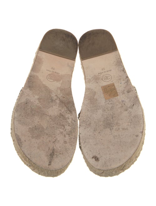 Chanel 2018 Interlocking CC Logo Espadrilles