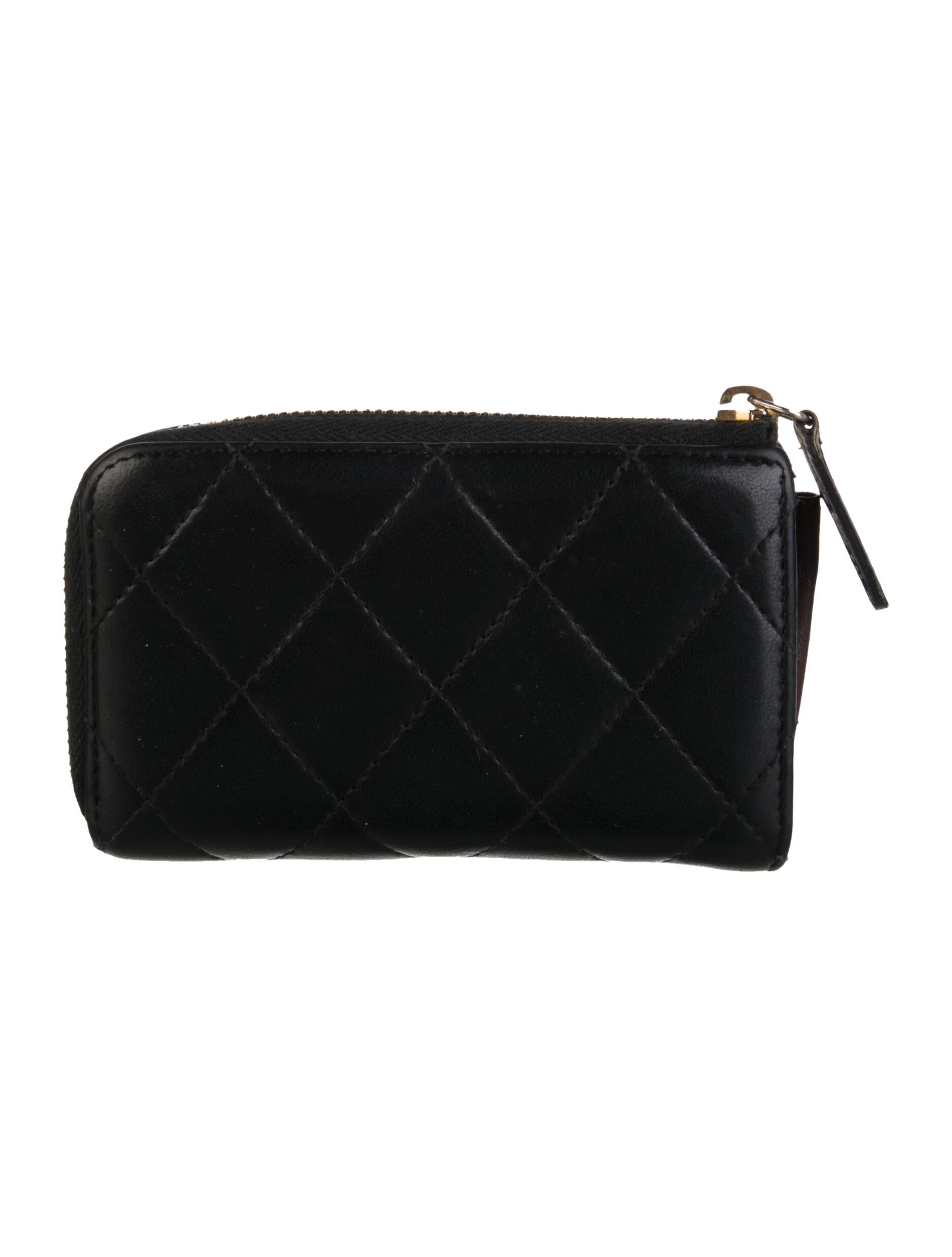 Chanel 2015-2016 Interlocking CC Logo Pouch