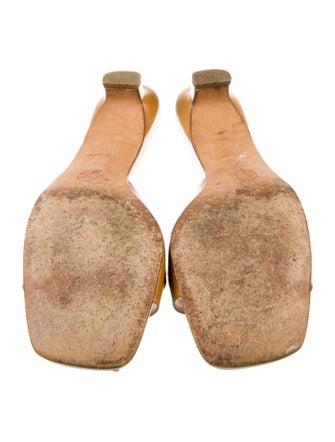 Chanel Interlocking CC Logo Leather Slides