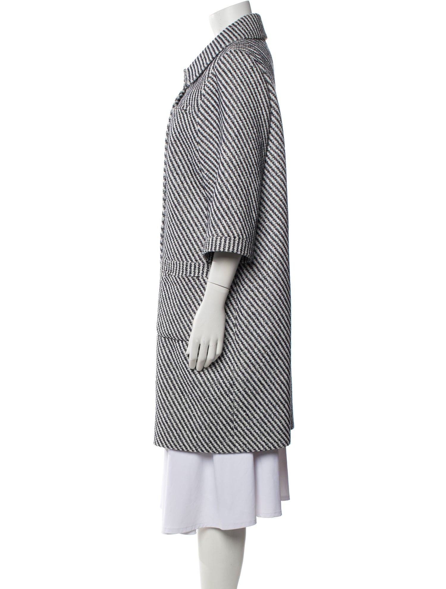 Chanel 2016 Striped Coat