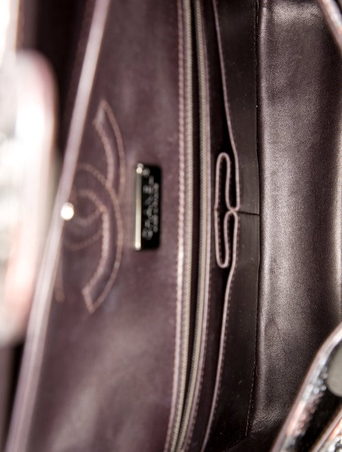 Chanel Python Classic Medium Double Flap Bag