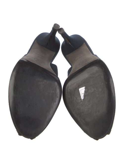 Chanel 2006 Interlocking CC Logo Slingback Pumps