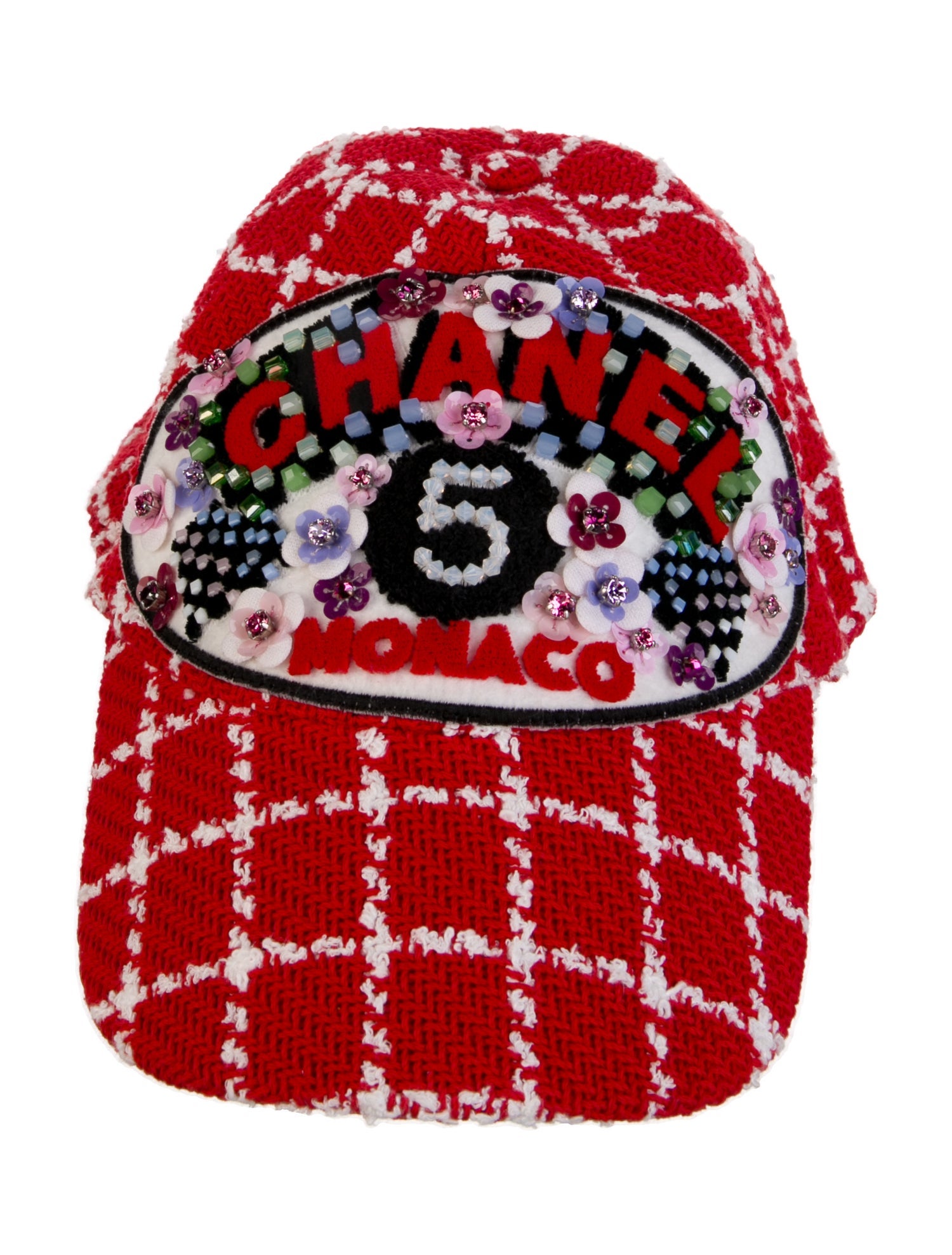 Chanel 2023 Monaco Tweed Baseball Cap