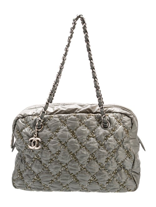 Chanel Tweed On Stitch Bowler Bag