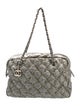 Chanel Tweed On Stitch Bowler Bag