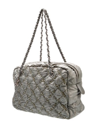 Chanel Tweed On Stitch Bowler Bag