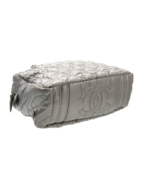 Chanel Tweed On Stitch Bowler Bag