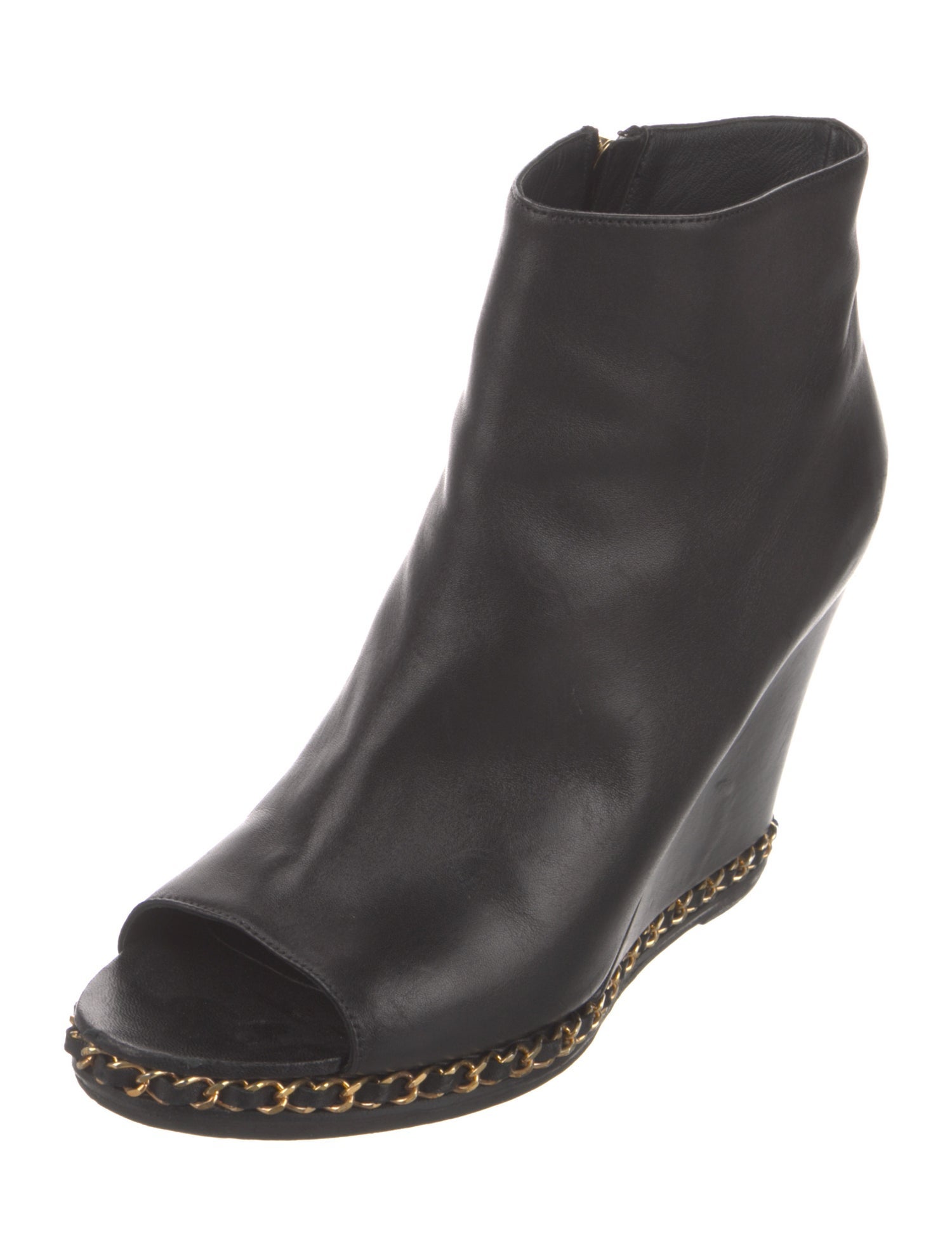 Chanel 2011 Interlocking CC Logo Boots