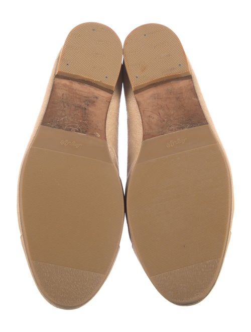 Chanel Interlocking CC Logo Bow Accents Ballet Flats