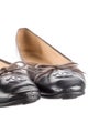 Chanel Interlocking CC Logo Leather Ballet Flats