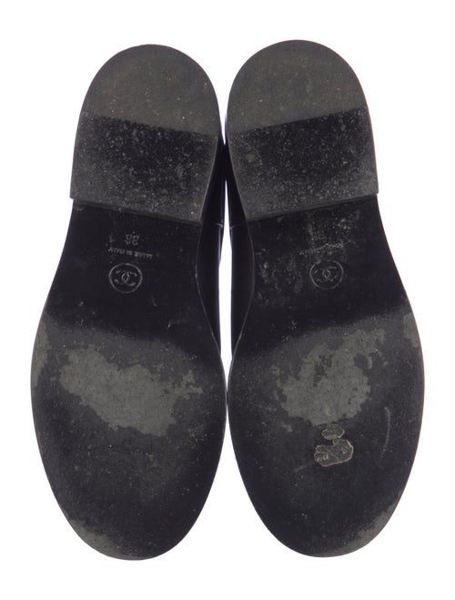 Chanel 2016 Interlocking CC Logo Moto Boots