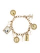 Chanel Faux Pearl CC Charm Bracelet