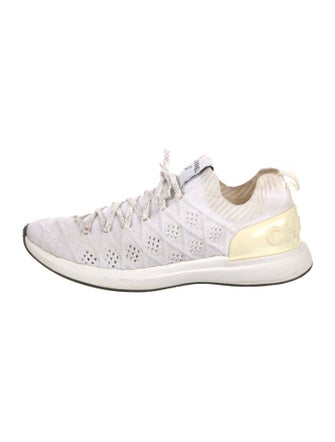 Chanel Colorblock Pattern Sneakers