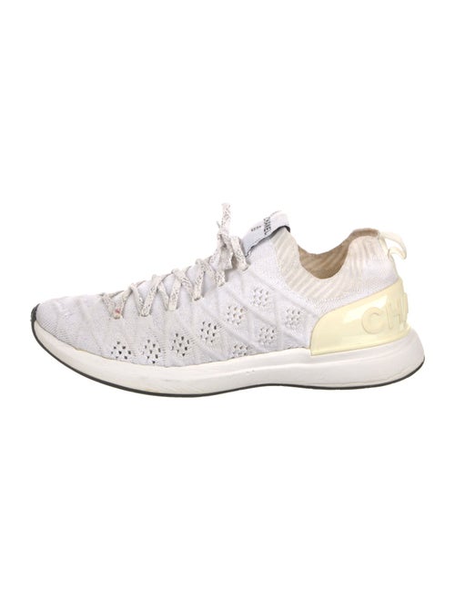 Chanel Colorblock Pattern Sneakers