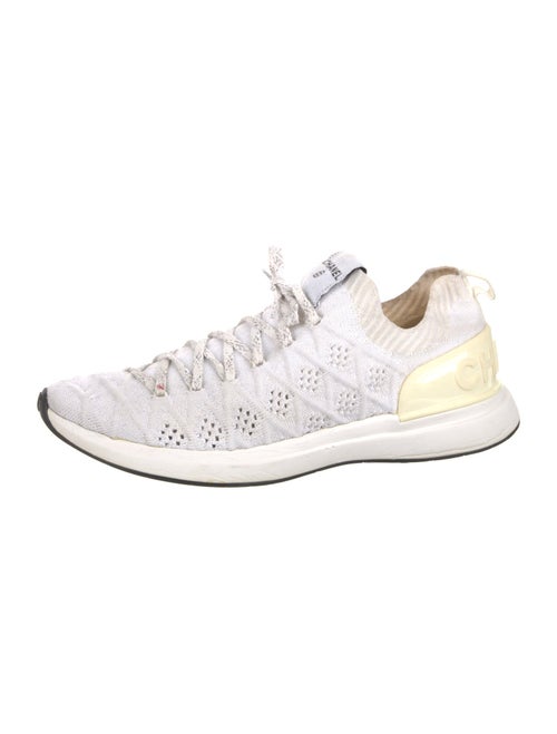 Chanel Colorblock Pattern Sneakers