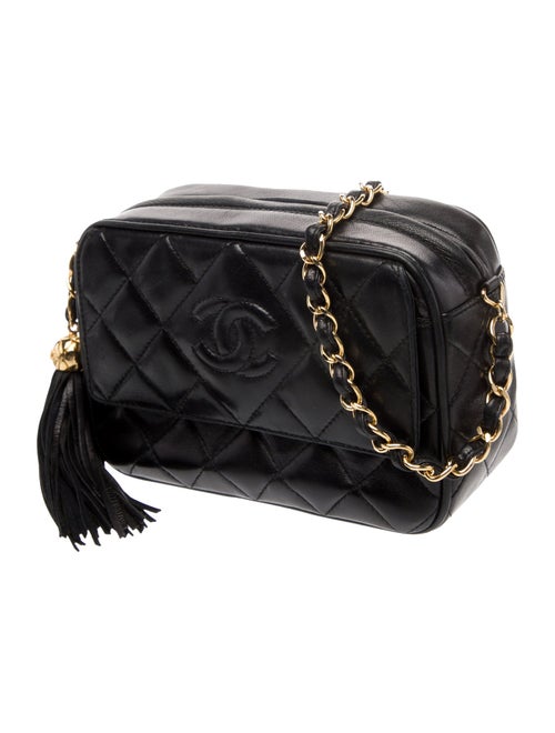 Chanel Quilted Mini CC Tassel Camera Bag