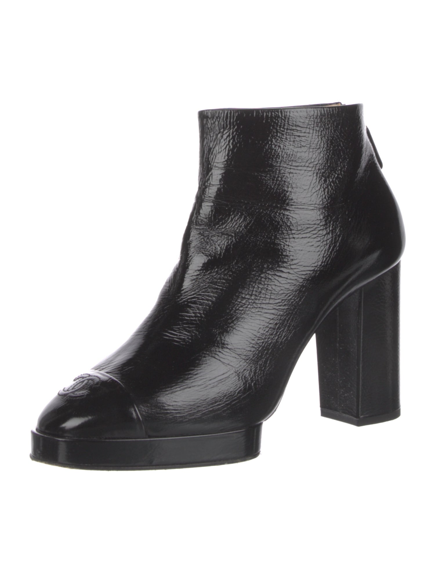 Chanel 2019 Interlocking CC Logo Boots