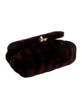 Chanel Medium Striped Shearling 19 Flap Bag