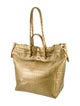 Chanel Paris-New York Large Coco Croc Embossed Tote