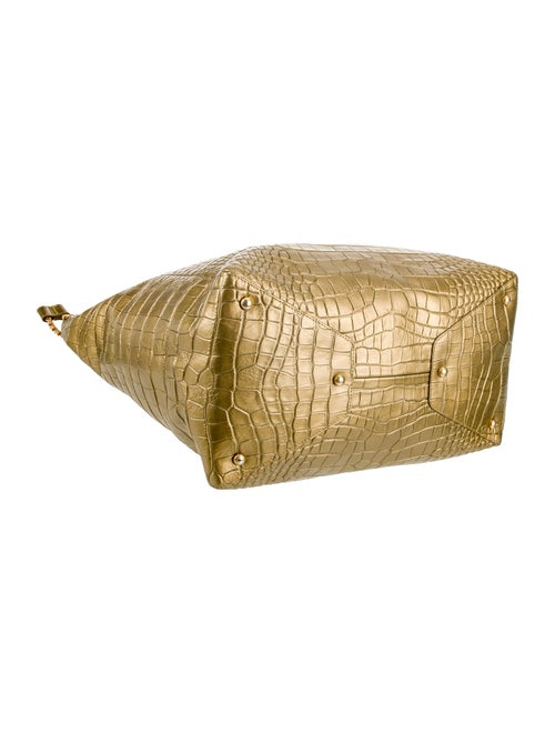 Chanel Paris-New York Large Coco Croc Embossed Tote