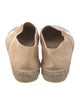 Chanel Interlocking CC Logo Leather Espadrilles