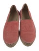 Chanel Interlocking CC Logo Suede Espadrilles
