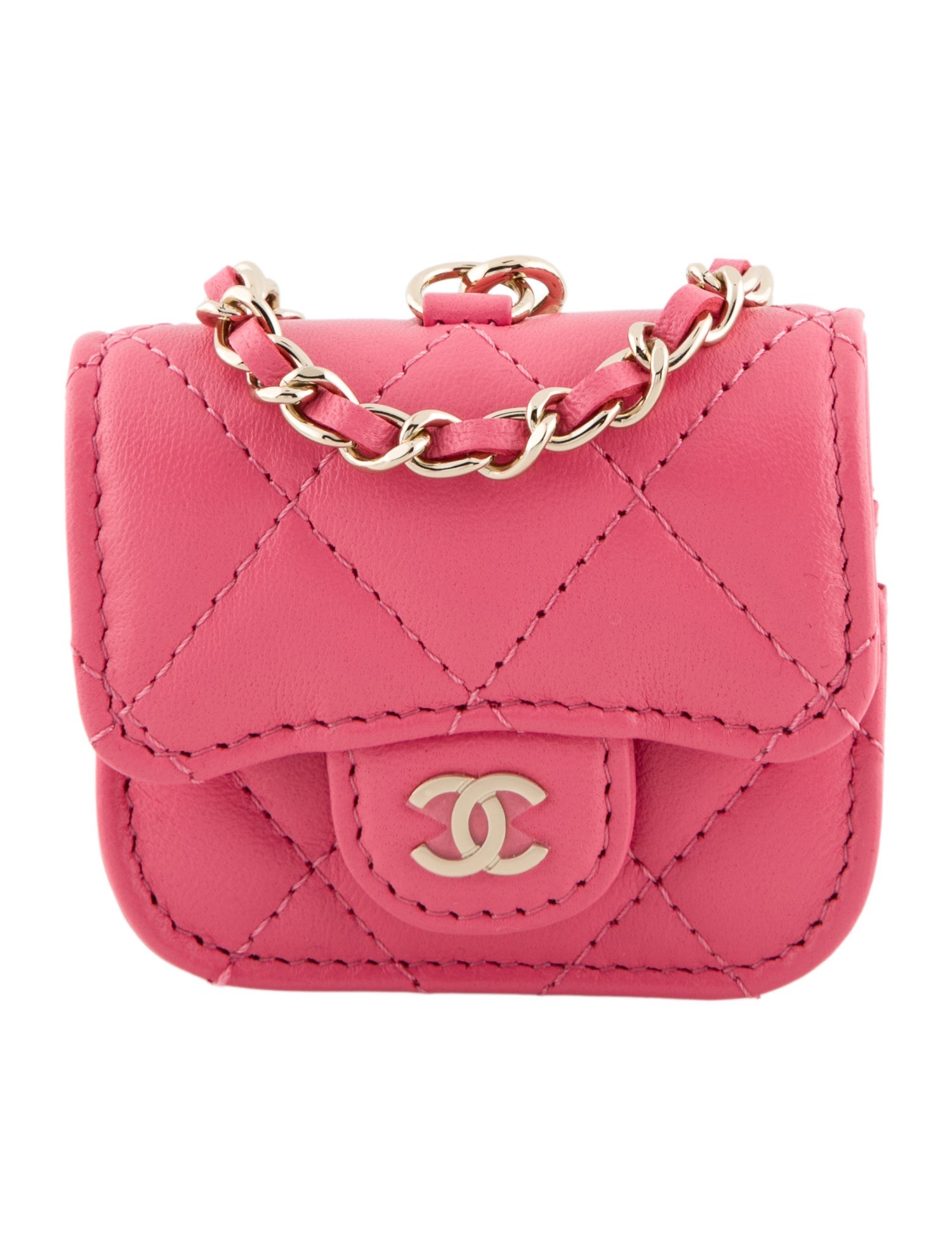 Chanel AirPods Pro Case w/ Chain w/Tags