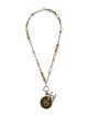 Chanel Resin CC No. 5 Medallion Pendant Necklace