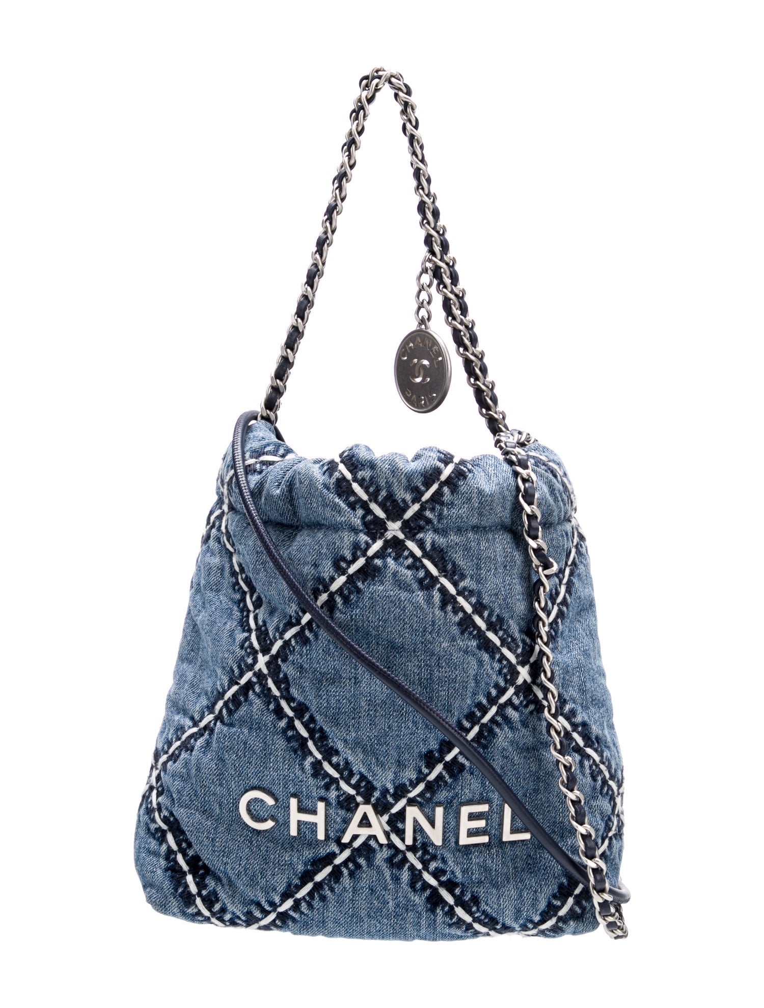 Chanel 2024 Mini Denim 22 Hobo w/Tags