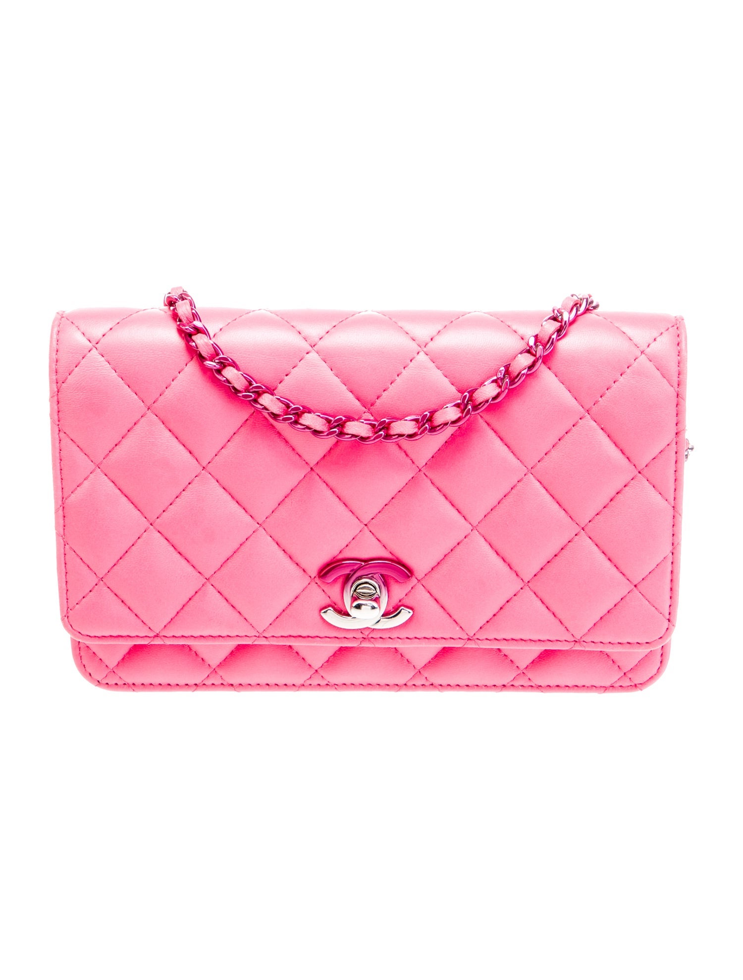 Chanel 2024 Quilted CC Wallet On Chain