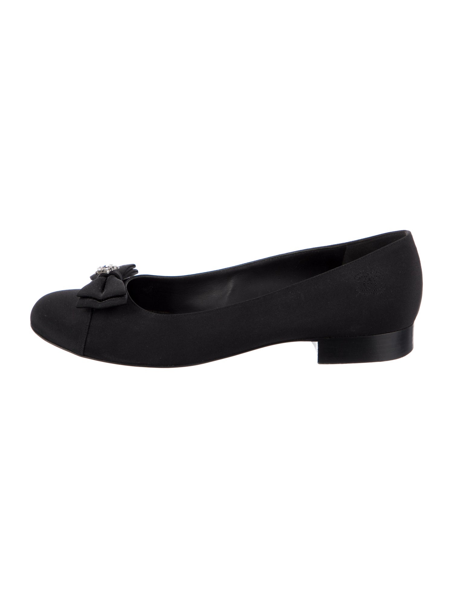 Chanel 2015 Interlocking CC Logo Ballet Flats