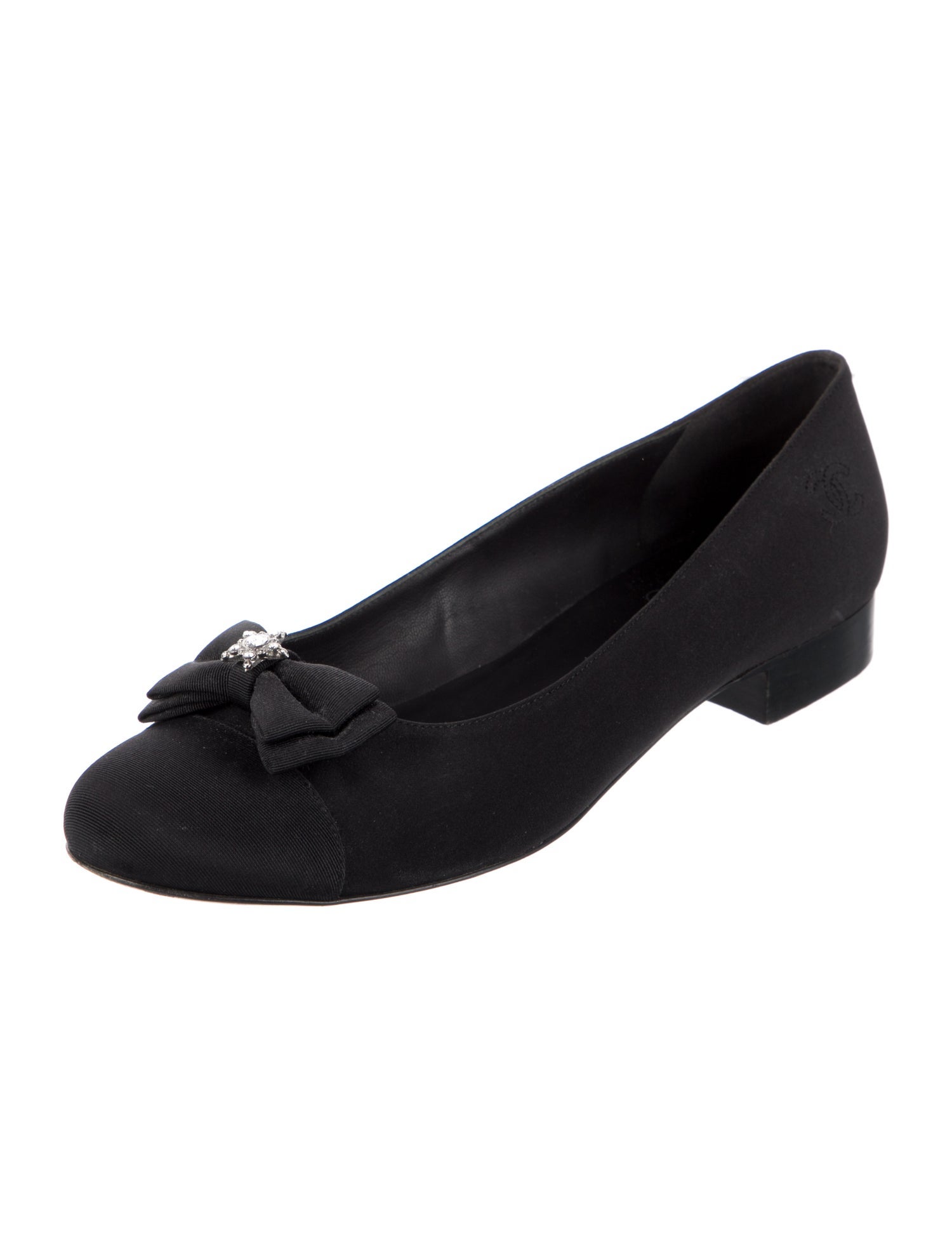Chanel 2015 Interlocking CC Logo Ballet Flats