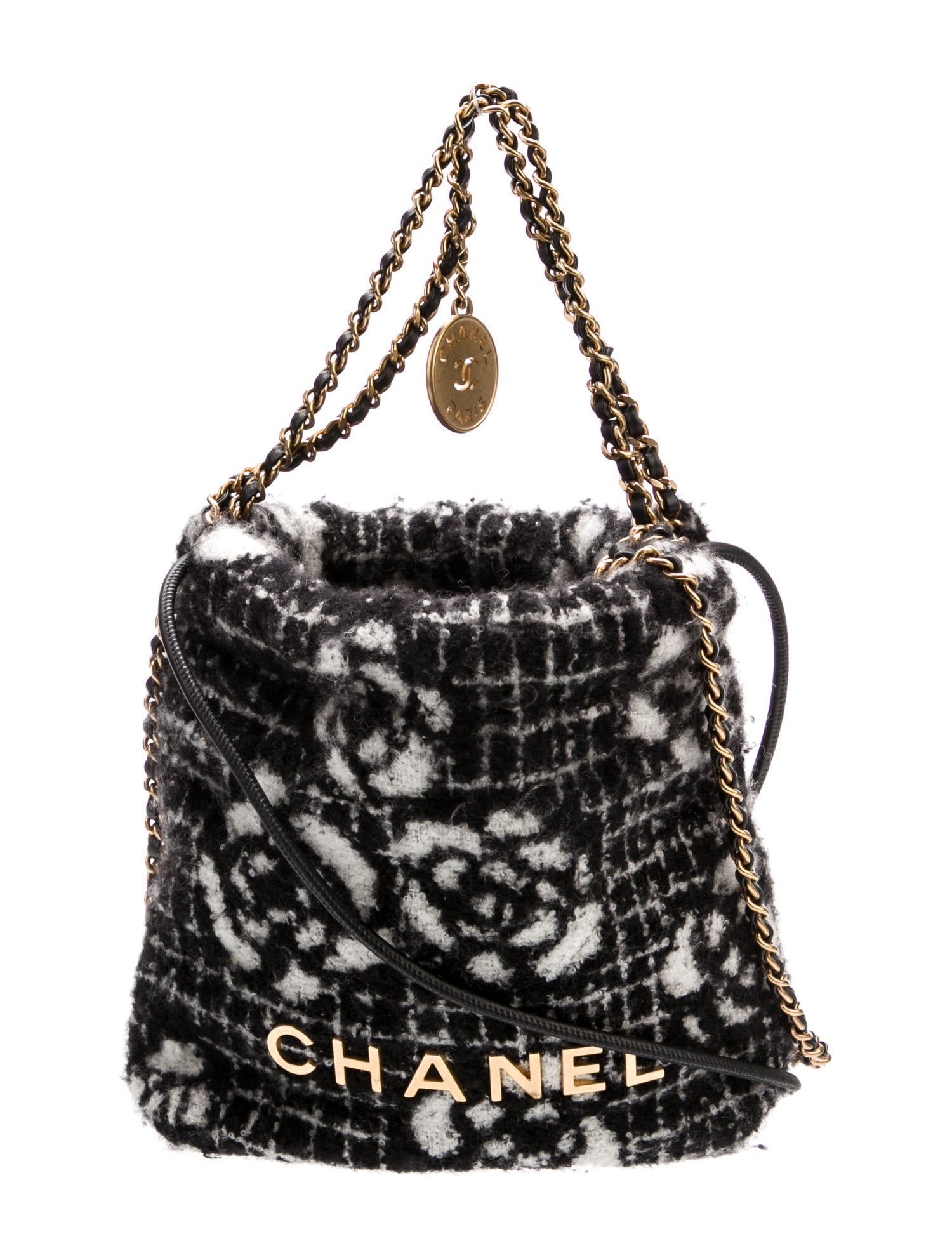 Chanel 2023 Camellia Mini 22 Hobo