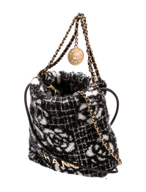 Chanel 2023 Camellia Mini 22 Hobo